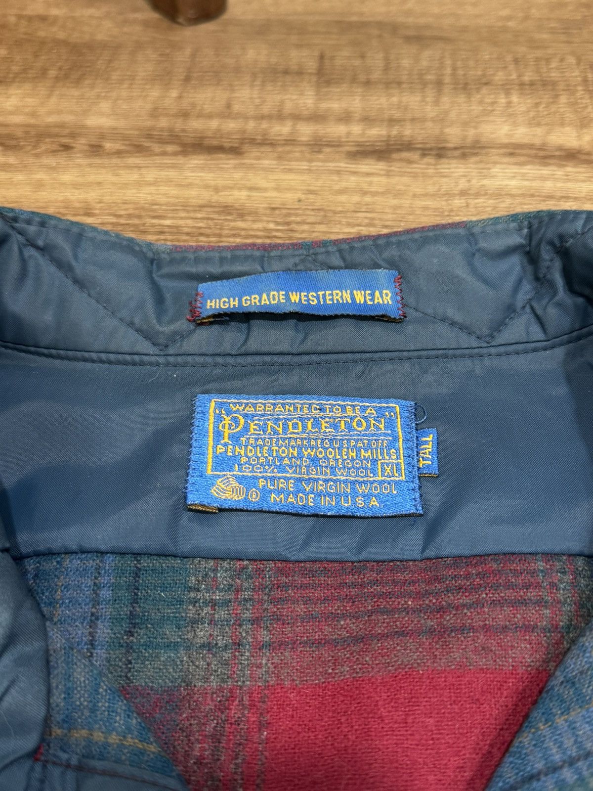 Pendleton Pendleton Button Up 100% pure virgin wool Size XL tall Size US XL / EU 56 / 4 - 4 Thumbnail