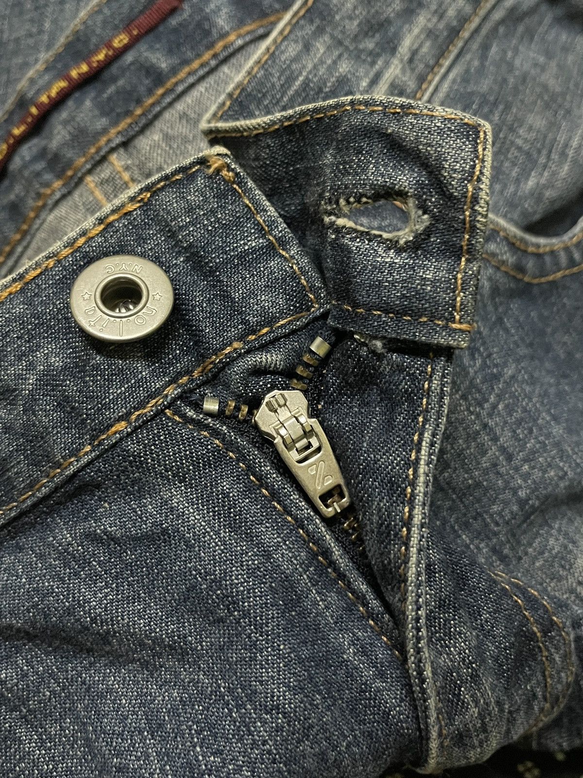 Vintage North Little Italy Hybrid Jeans Size 28" / US 6 / IT 42 - 18 Thumbnail