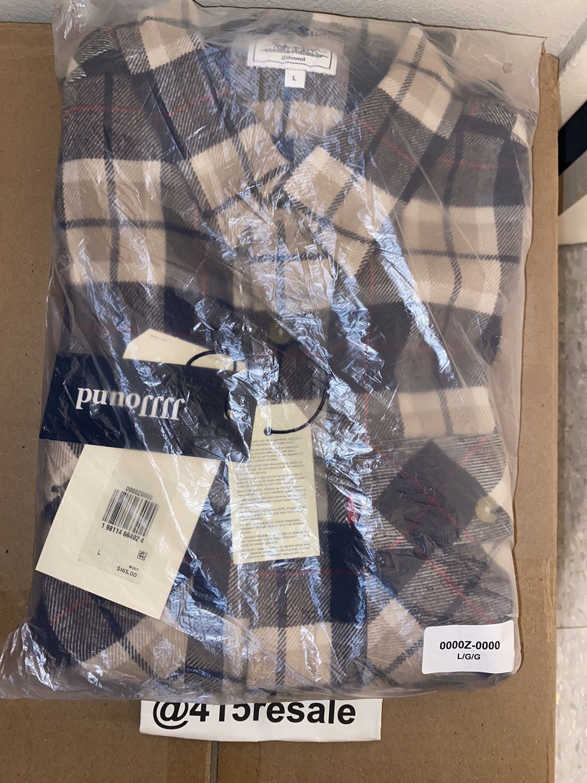JJJJound × Levi's Levi’s JJJJOUND Plaid Flannel Shirt Size US L / EU 52-54 / 3 - 12 Thumbnail