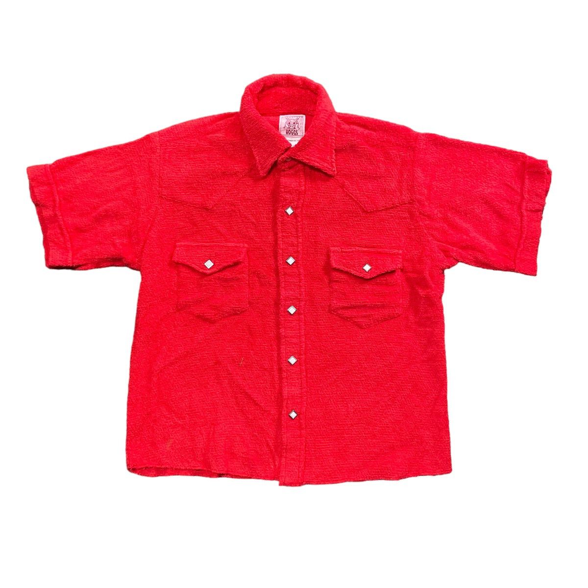 💥Vintage HOGGS Nepenthes Fleece Button Down Double Pocket