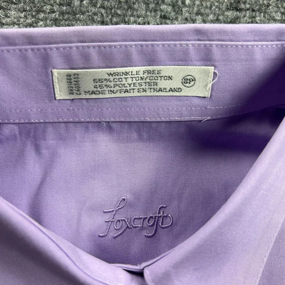 Other Foxcroft Top Womens 8P Light Purple Button Up Pocket Size M / US 6-8 / IT 42-44 - 3 Thumbnail