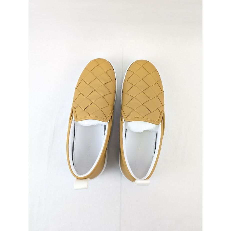 Bottega Veneta o1rshd1 Sneakers Pelle Intrecciato Bolt Calf in Buttersc Size US 11 / EU 44 - 18 Thumbnail