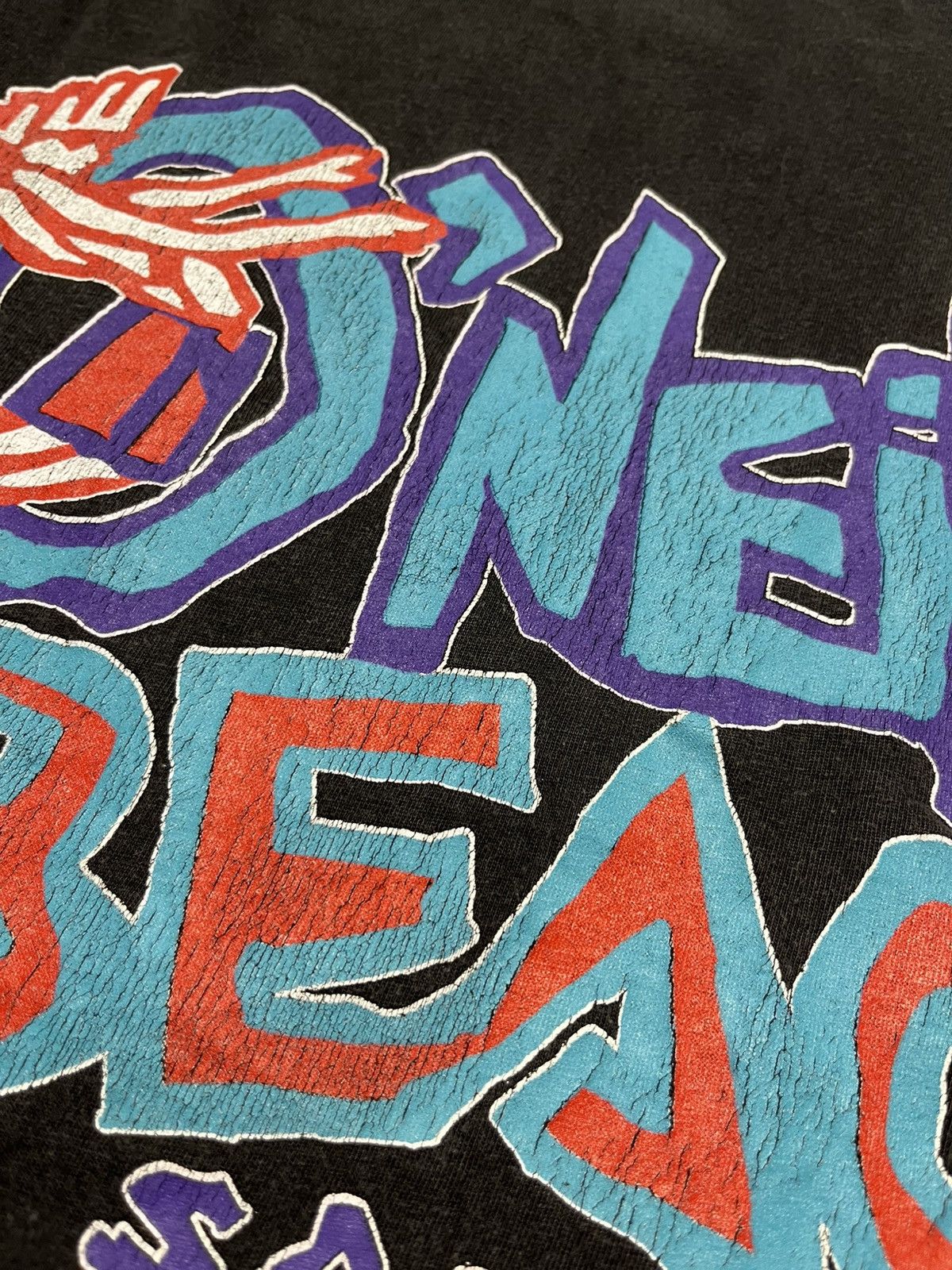O'Neill Vintage 90’s Oneill Beach Santa Cruz Graffiti Logo Tee Size US L / EU 52-54 / 3 - 9 Thumbnail