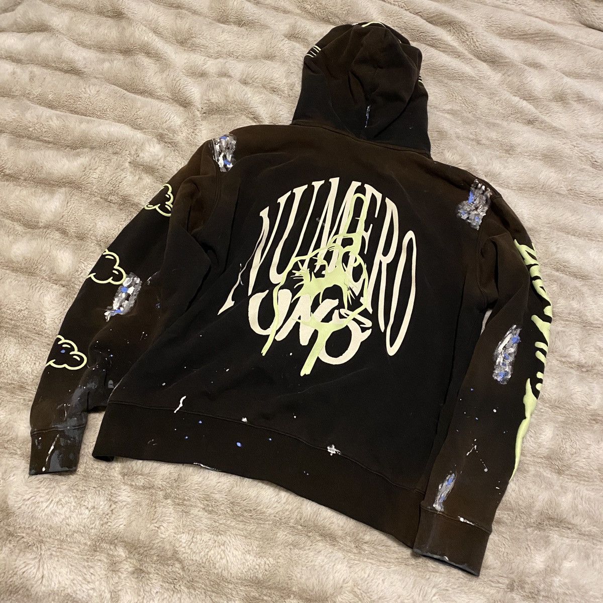 image of Dreamville J. Cole Big As The What Tour “Numero Uno” Hoodie Men Size XL in Black