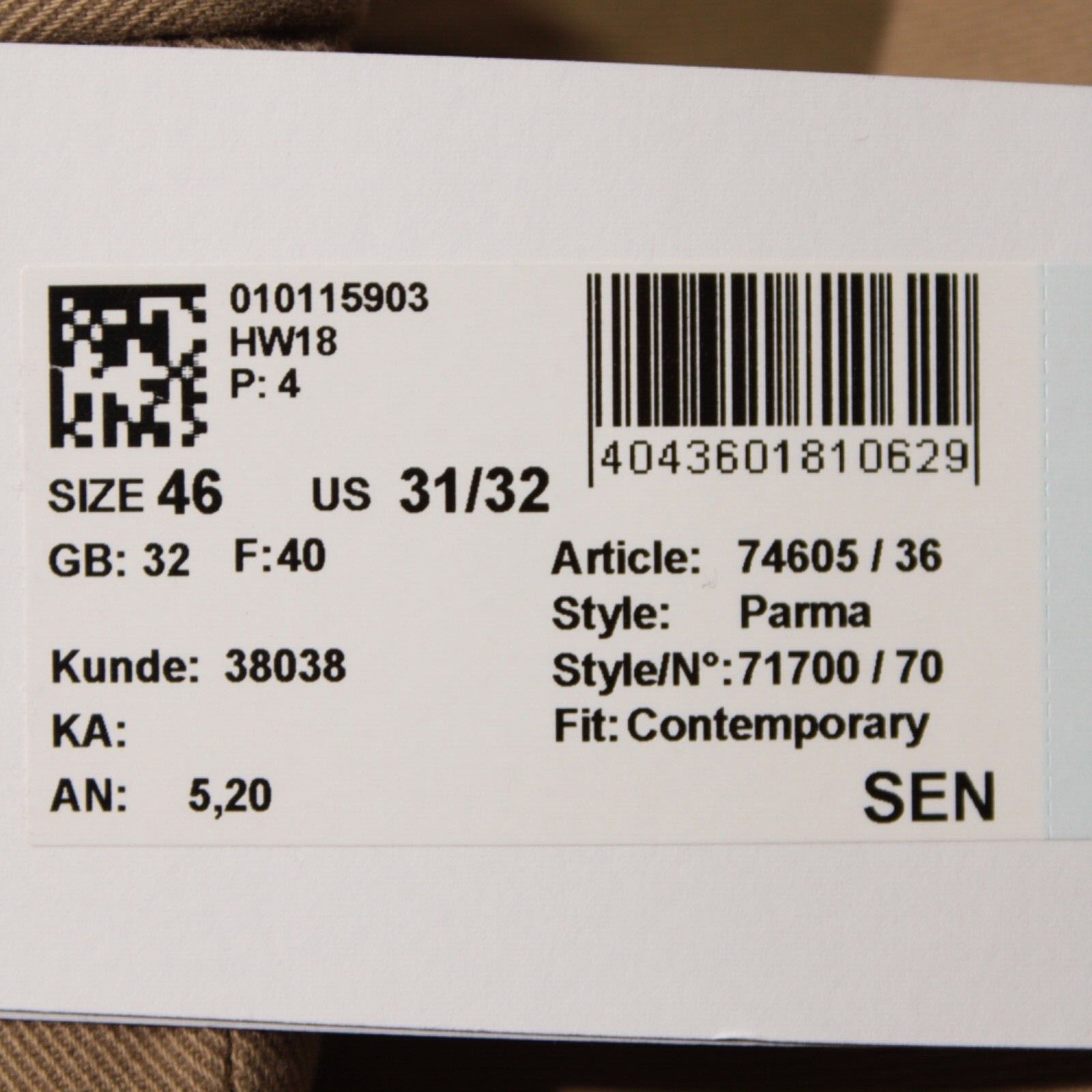 Hiltl Hiltl New with tags Chino Size 30 US In Beige Size US 30 / EU 46 - 4 Thumbnail