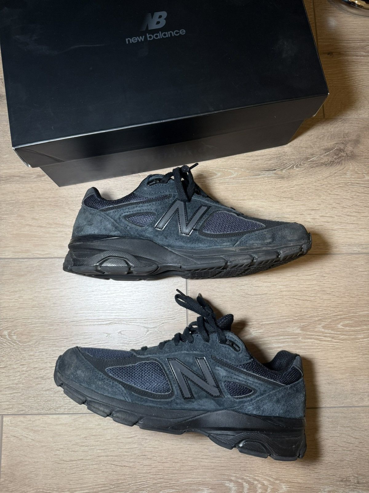 JJJJound × New Balance JJJJound x New Balance 990v4 Navy Size US 9.5 / EU 42-43 - 2 Thumbnail