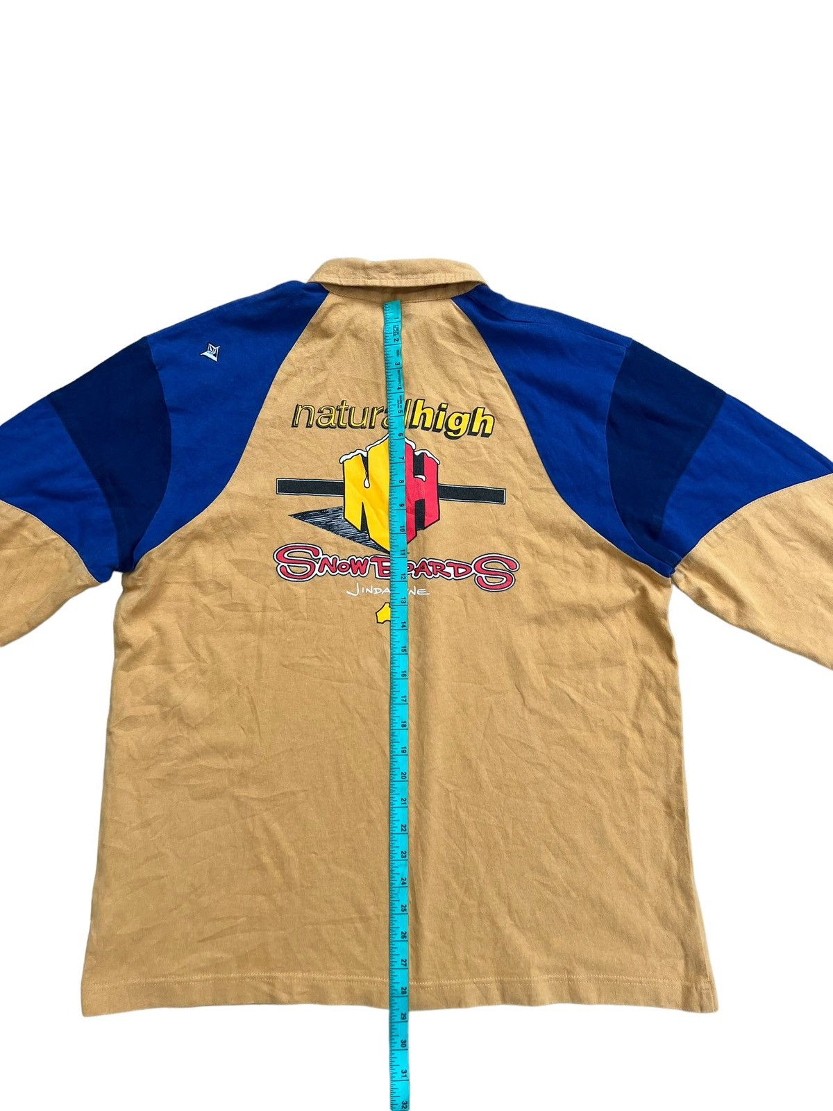 Volcom Vintage 90s Volcom Natural High Snowboards Rugby Shirt Size US L / EU 52-54 / 3 - 5 Thumbnail