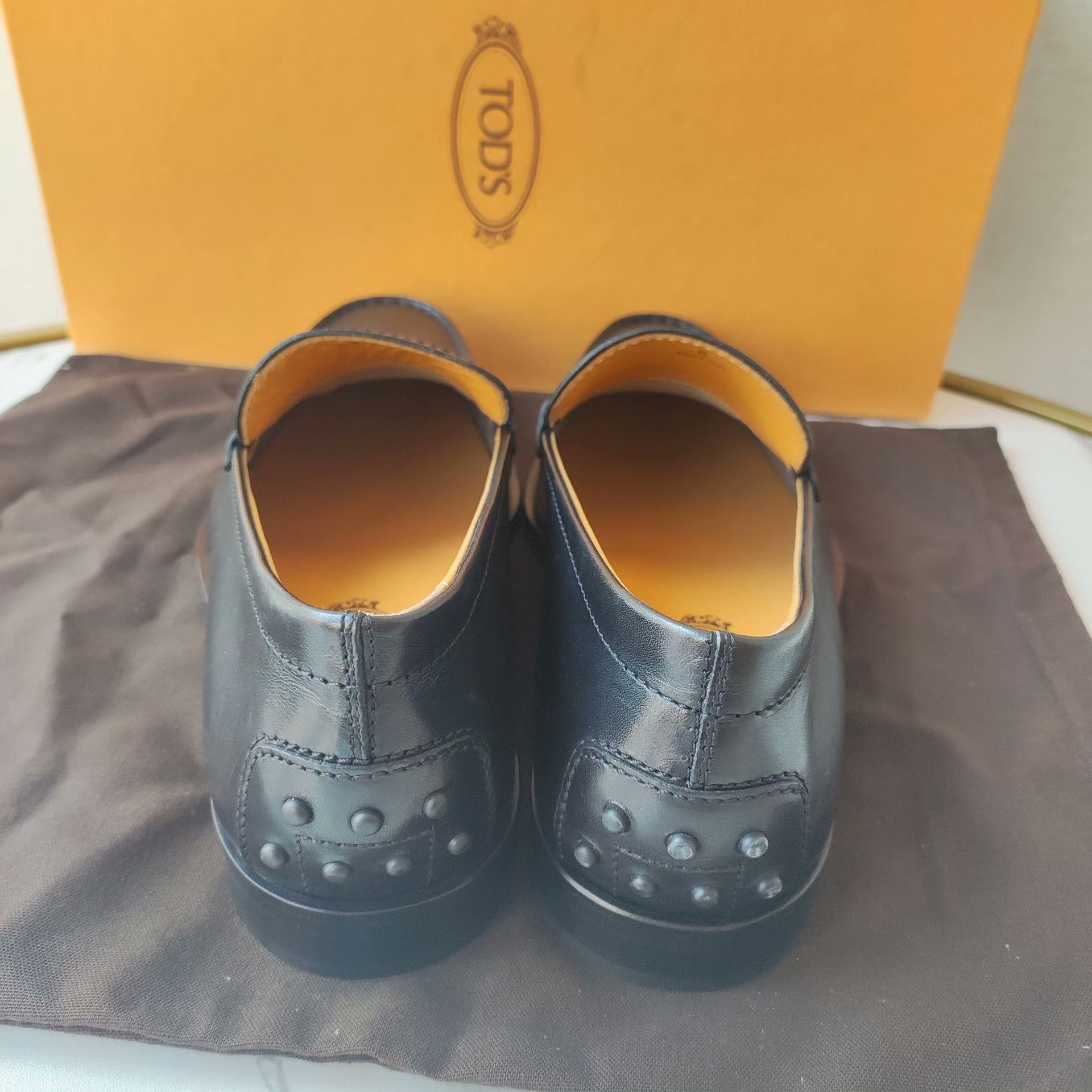 Tod's Tod's Leather Penny Loafers Black Size US 7 / EU 40 - 2 Thumbnail