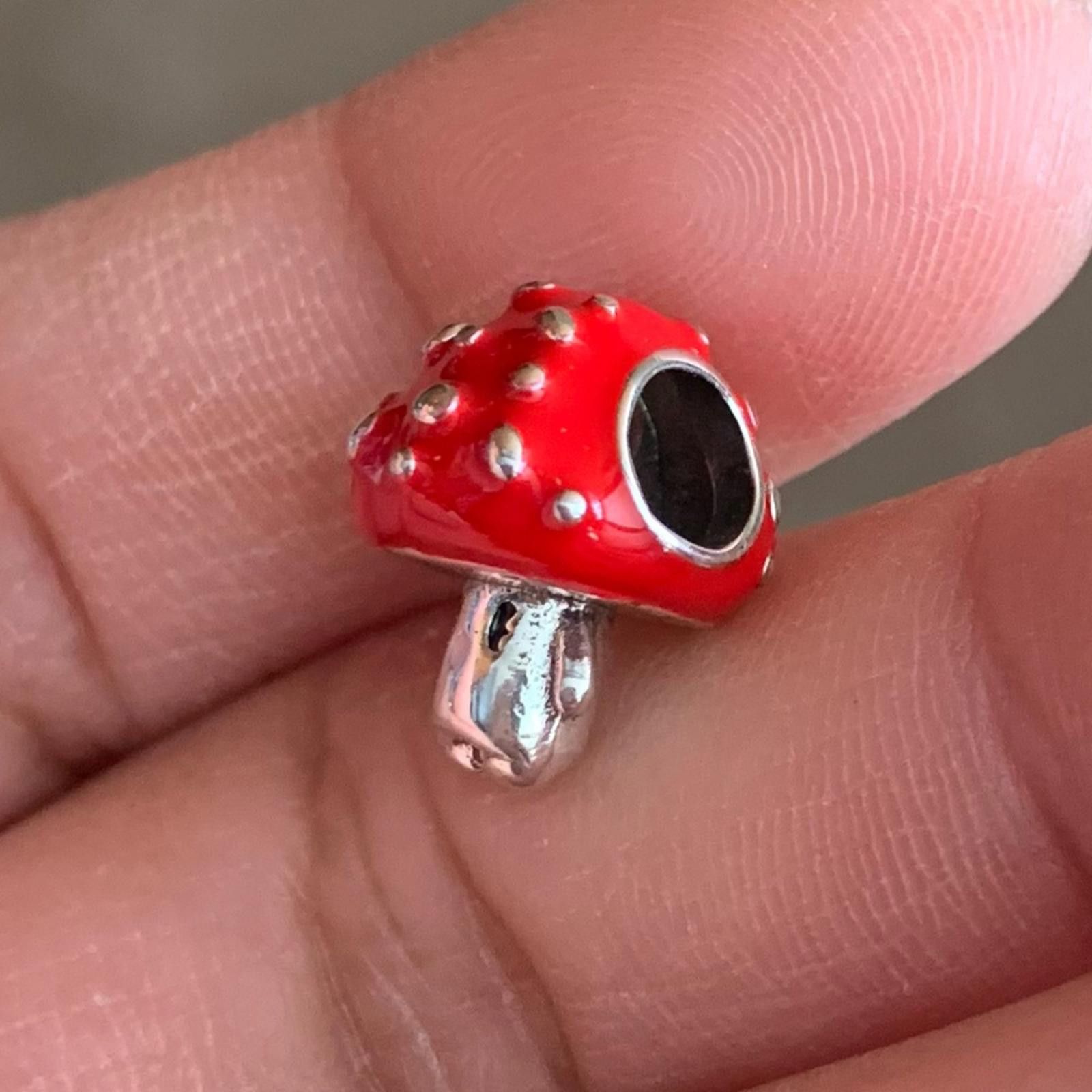 Other NWOT Mushroom Bead Charm Sterling Silver 925 Size ONE SIZE - 6 Thumbnail