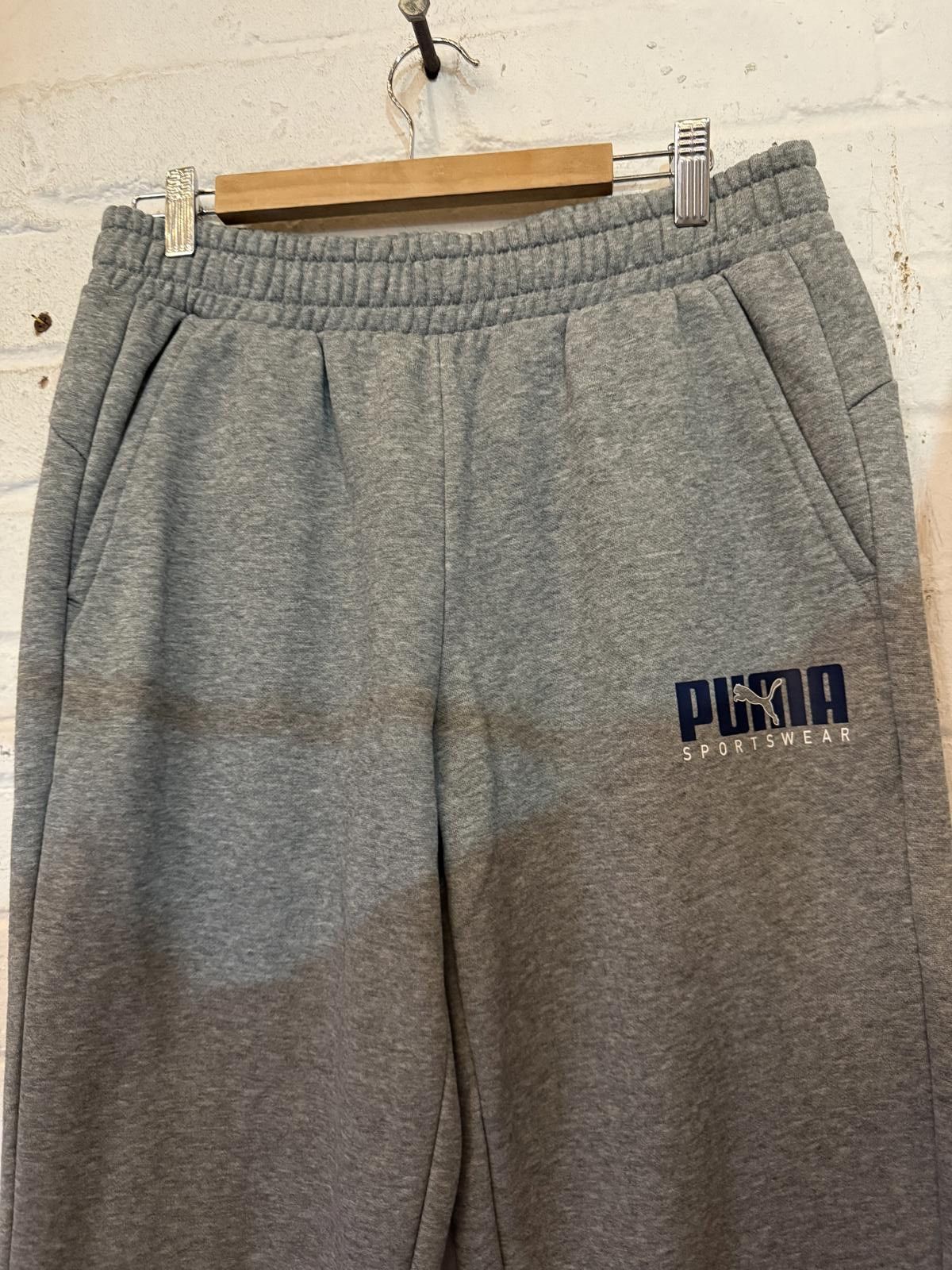 Puma Puma Grey Men's Sweatpants Sportswear Size US 32 / EU 48 - 2 Thumbnail