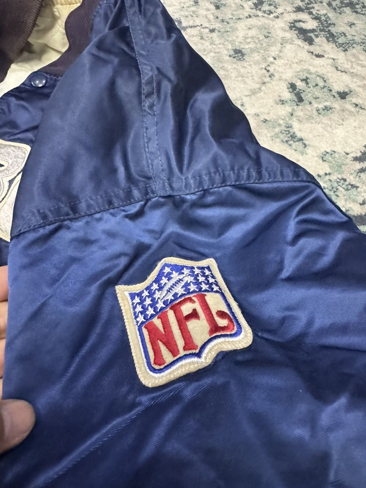 NFL VINTAGE DALLAS COWBOYS STARTER PRO LINE NFL JACKET Size US L / EU 52-54 / 3 - 4 Thumbnail