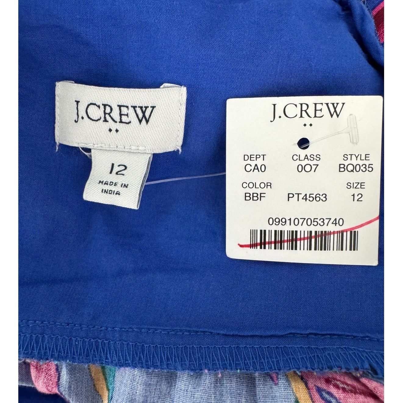 J.Crew J.Crew Factory Tropical Floral Tank Top blue pink size 12 Size XL / US 12-14 / IT 48-50 - 6 Thumbnail