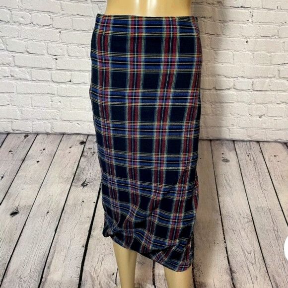 Zara New Zara Plaid Bubble Skirt - Size Small Size 24" / US 00 / IT 34 - 1 Thumbnail