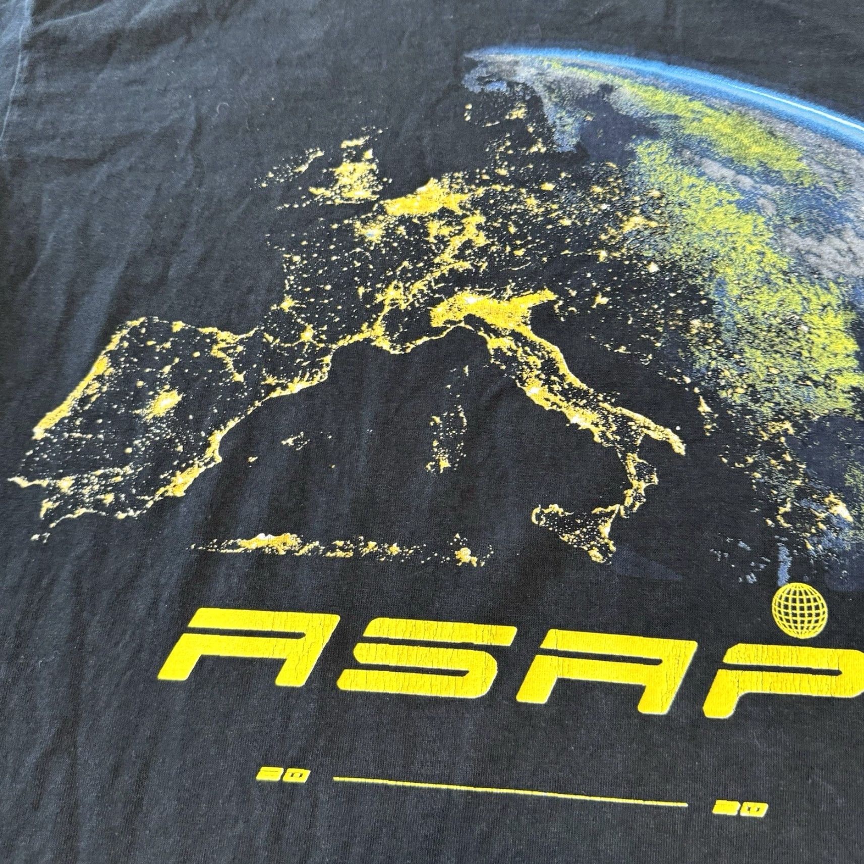 Vintage VINTAGE ASAP Worldwide Black Short Sleeve T Shirt Mens XS S? Size US M / EU 48-50 / 2 - 3 Thumbnail