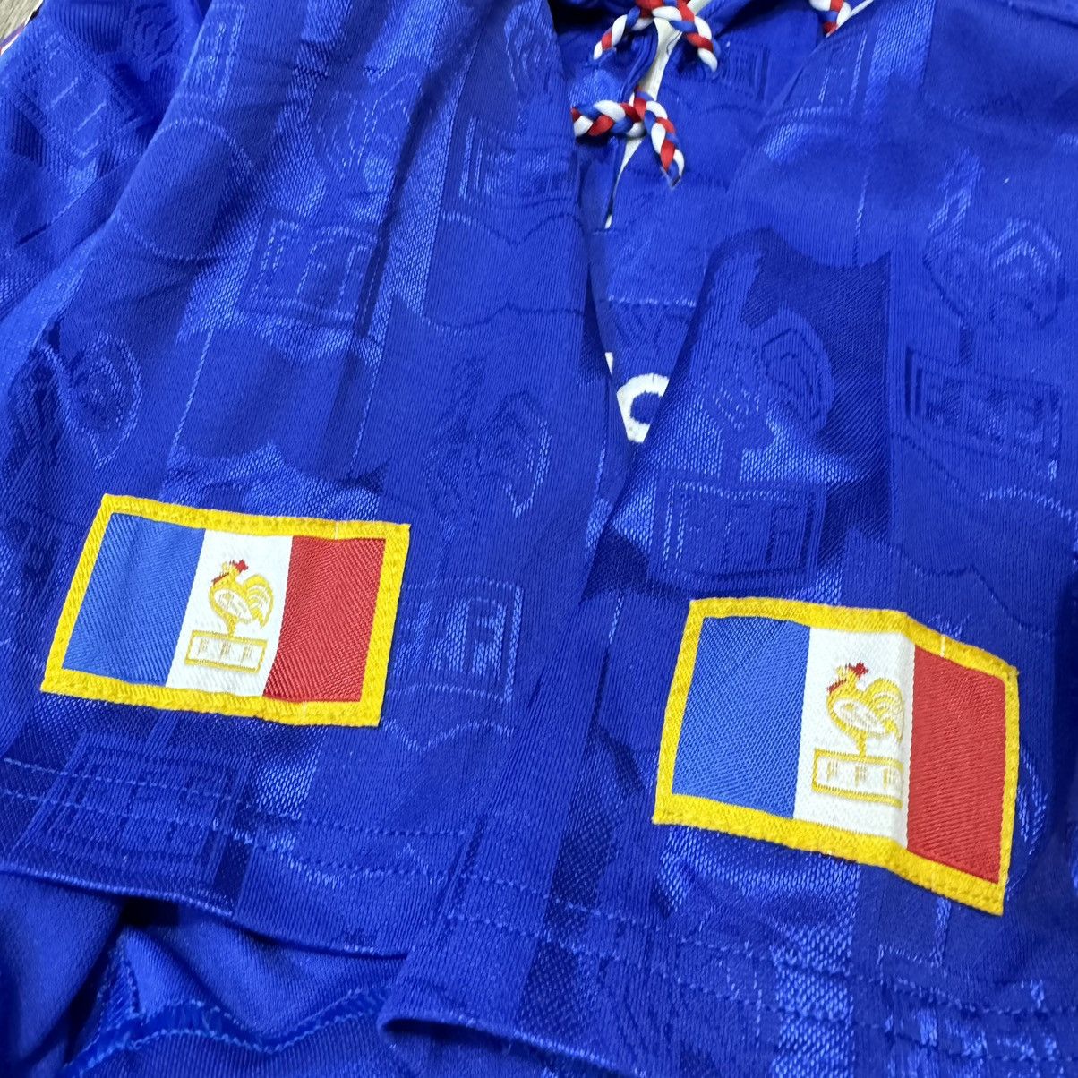 Adidas France Euro 1996 home shirt #10 Zidane Size US M / EU 48-50 / 2 - 7 Thumbnail