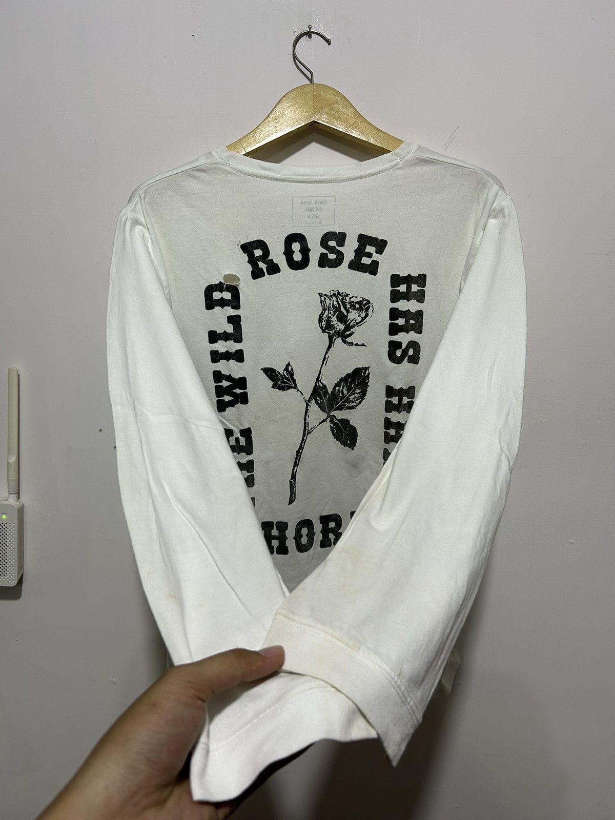 Japanese Brand Japanese Rose Black Bacckarat Tokyo Long Sleeve Size US M / EU 48-50 / 2 - 5 Thumbnail