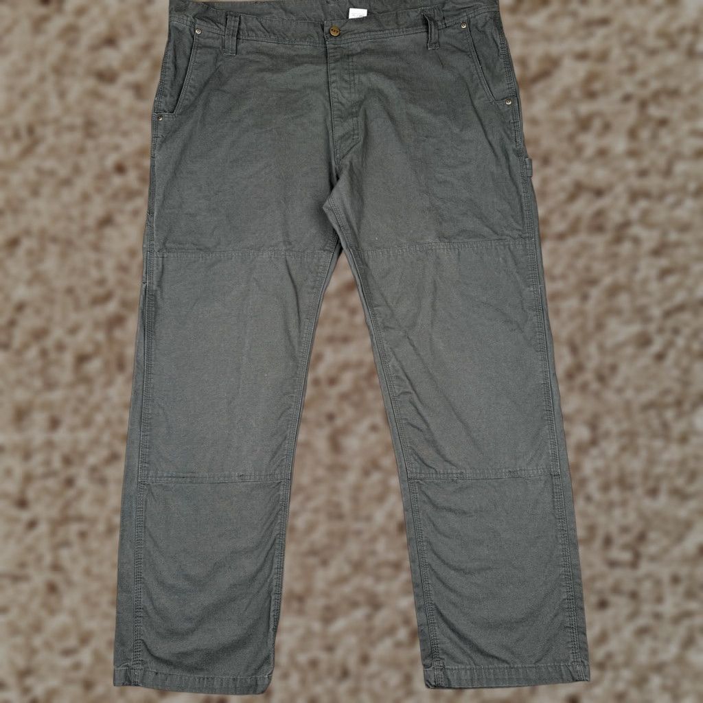 Vintage KEY Key Industries Work Pants Mens 44x32 Gray Carpenter Utility Twill Size US 44 / EU 60 - 1 Thumbnail