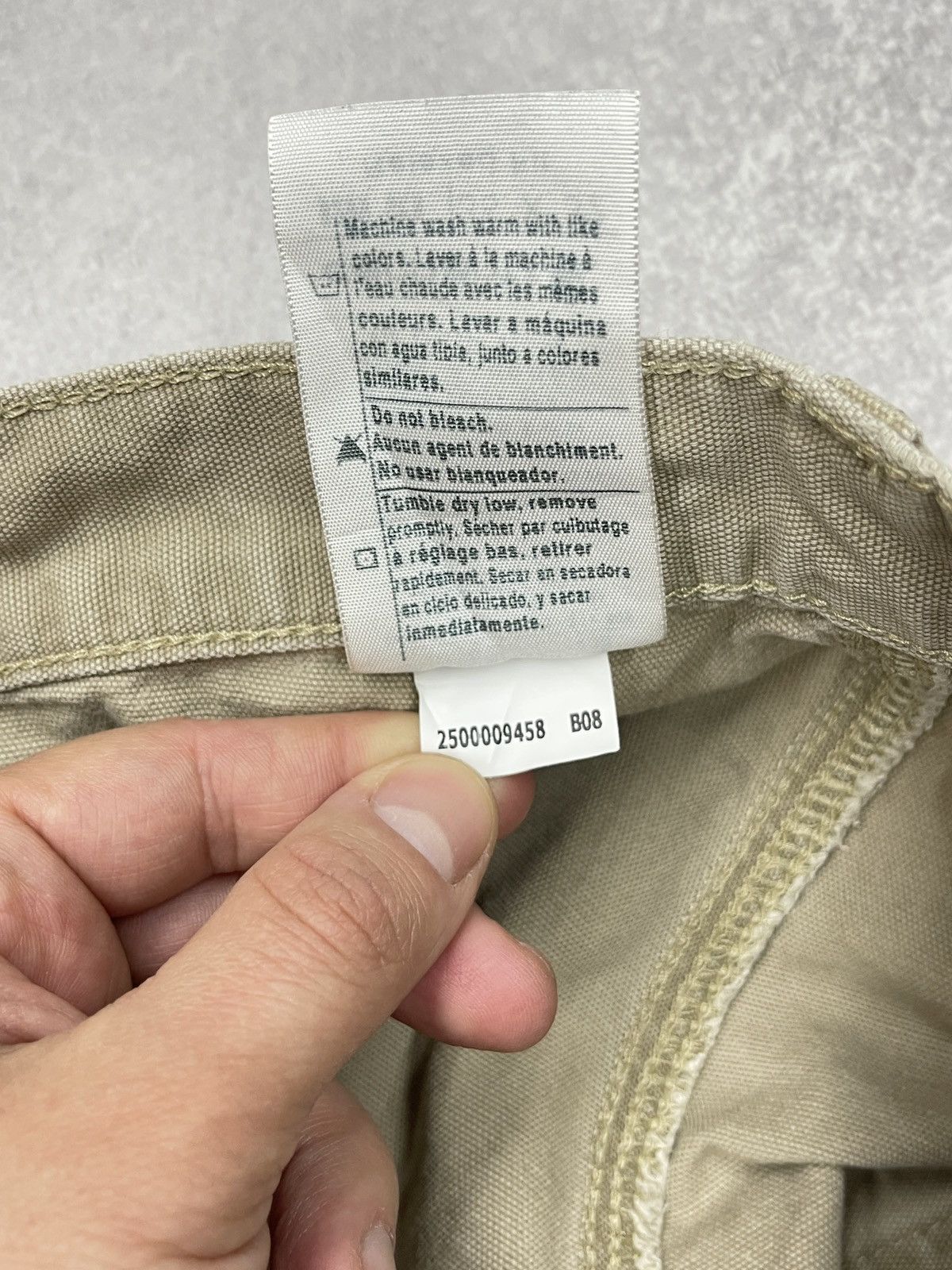 Carhartt Vintage Carhartt WIP Canvas Pants Relaxed Fit Beige Y2K Size US 36 / EU 52 - 16 Thumbnail