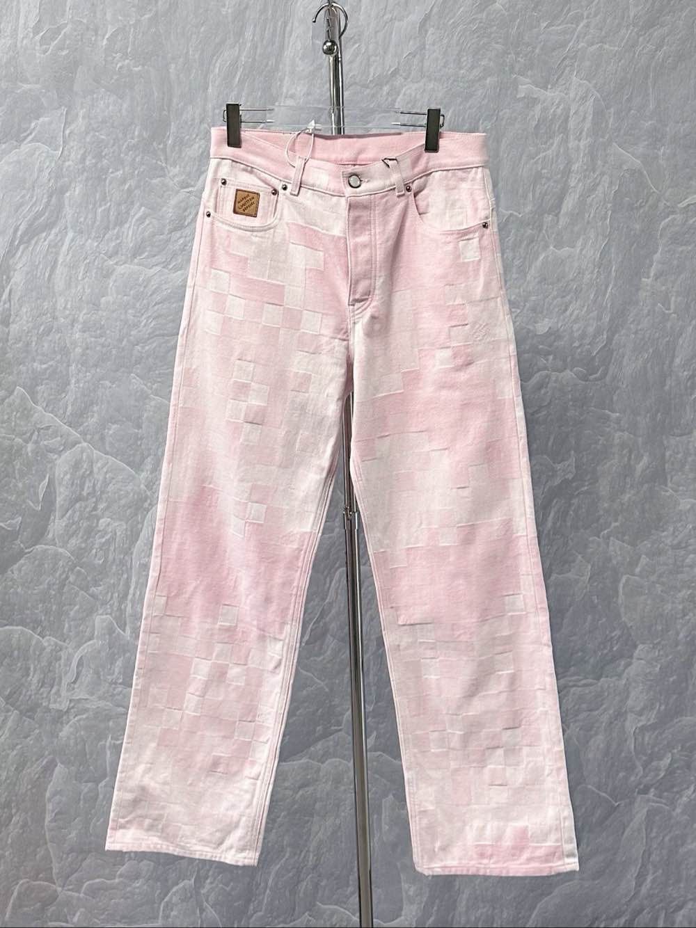 Louis Vuitton Louis Vuitton Damier Check Denim Jeans Size 30 Size US 30 / EU 46 - 1 Thumbnail