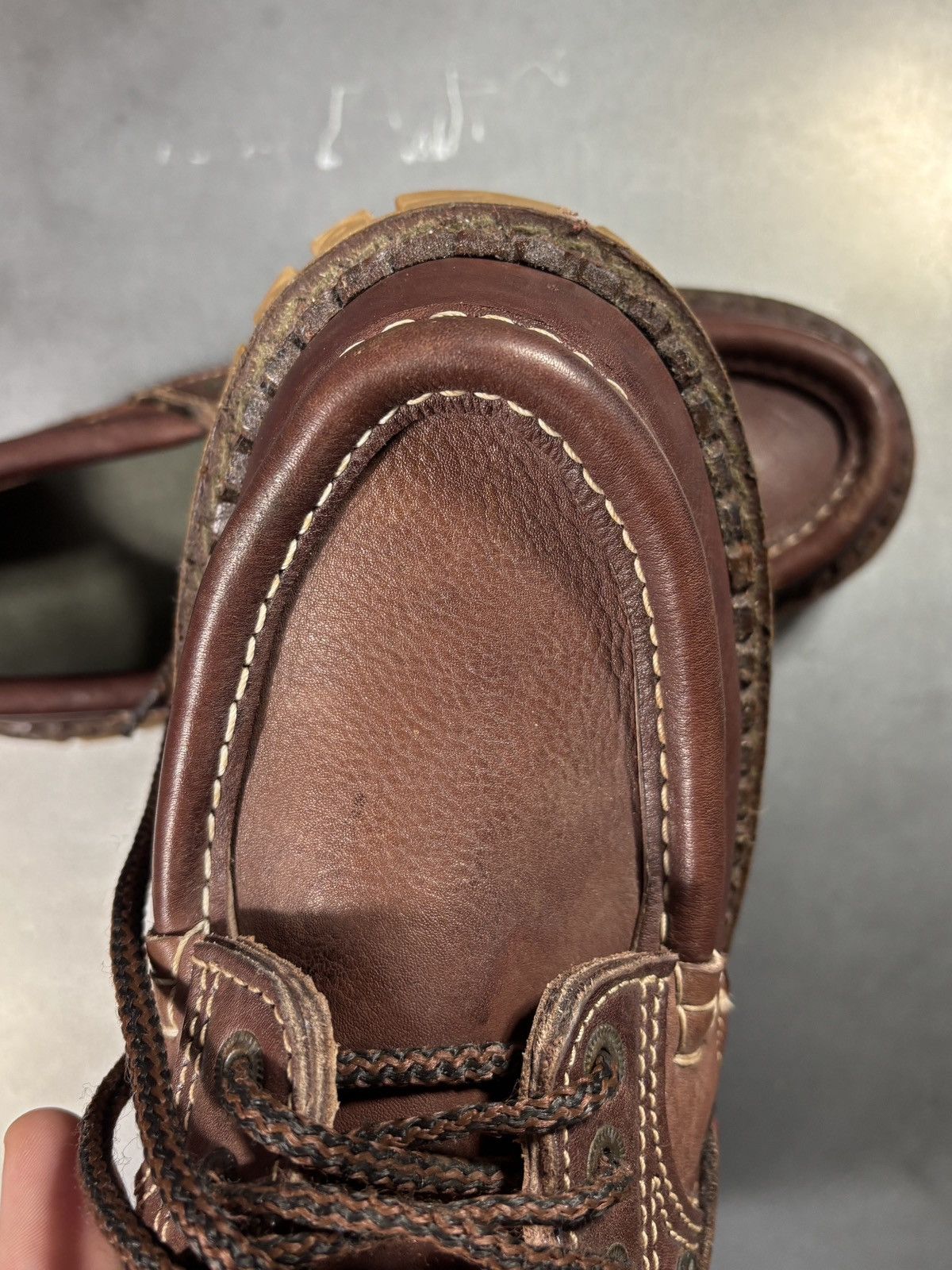 Vintage Y2K Vintage Lug Sole Moc Toe Boat Shoe Chunky Loafer Raver Size US 9.5 / EU 42-43 - 19 Thumbnail
