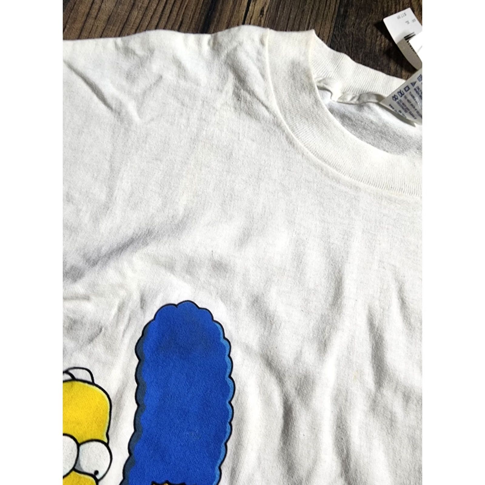 Vintage VINTAGE The Simpsons Shirt Mens XL White 2002 Cartoon Graphic Tee NWT Flawed Size US XL / EU 56 / 4 - 6 Thumbnail