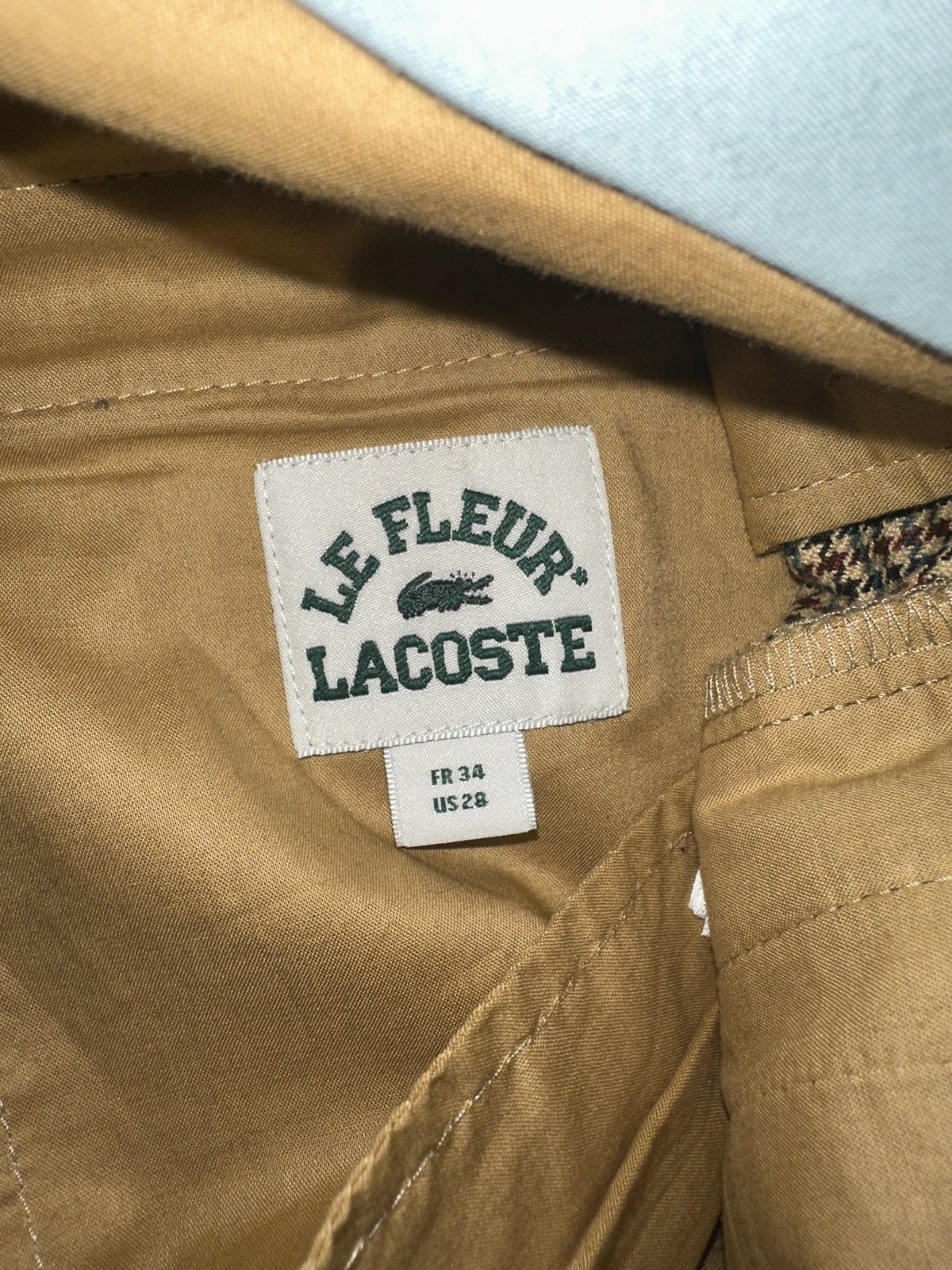 Golf le Fleur × Lacoste Golf le fleur Lacoste pants checkered trousers Size US 28 / EU 44 - 3 Thumbnail