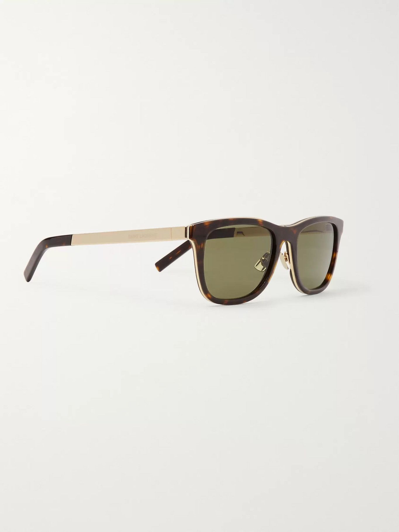 Square-Frame Tortoiseshell Acetate Sunglasses
