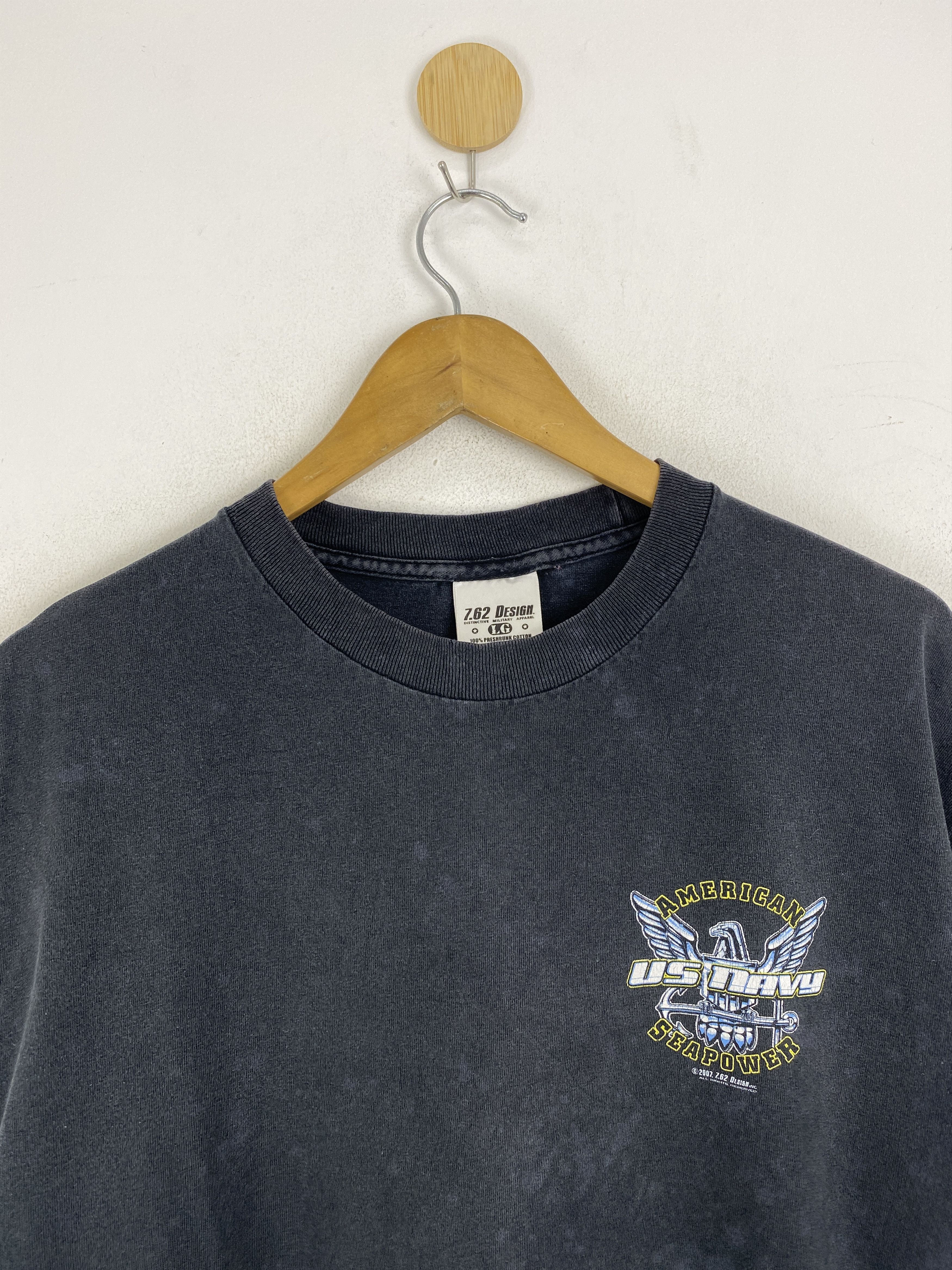 Vintage Vintage Us Navy American Seapower Backhit Tee TA0700 Size US L / EU 52-54 / 3 - 4 Thumbnail