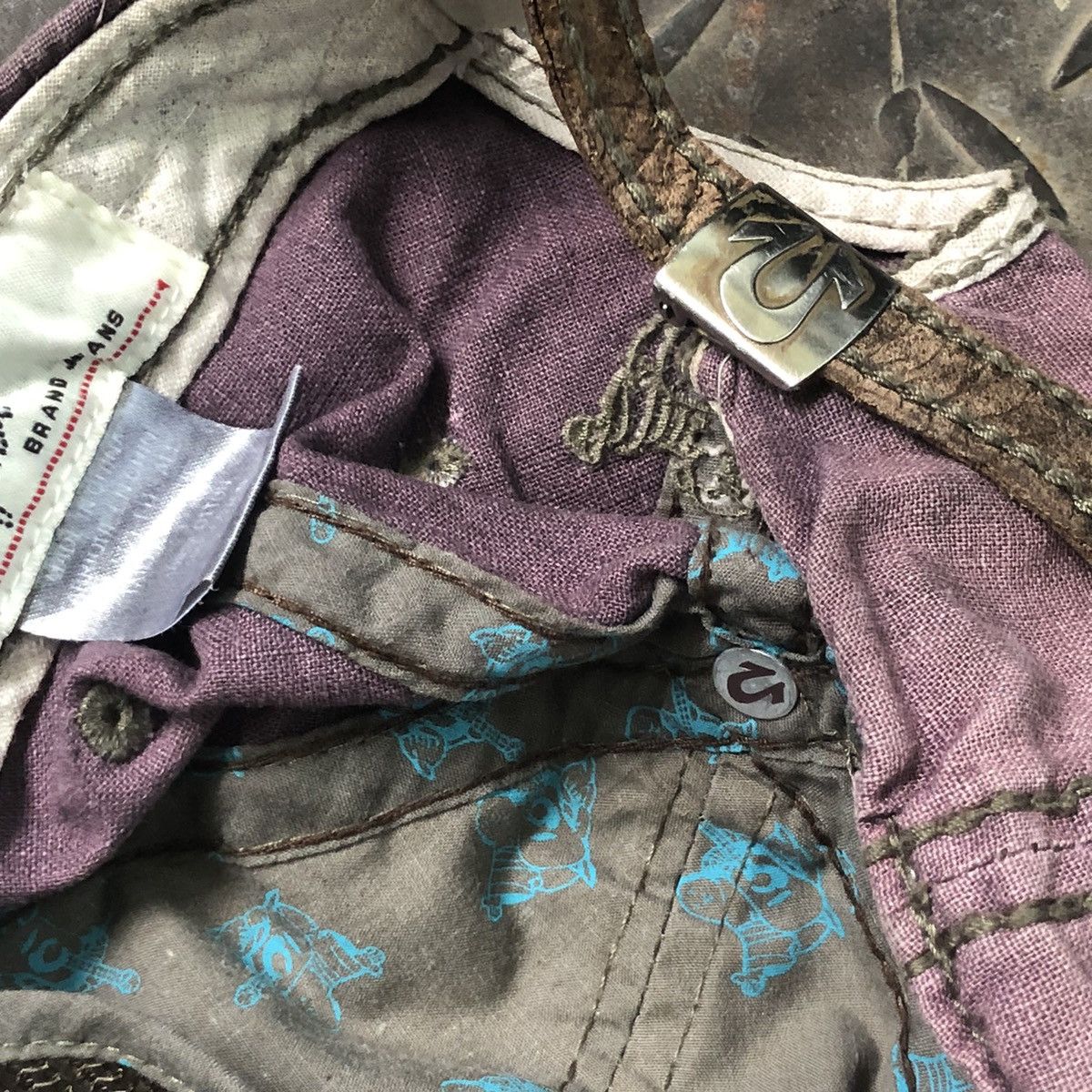 True Religion 🚫 SOLD 🚫 Vintage True Religion Distressed Hat Size ONE SIZE - 9 Thumbnail