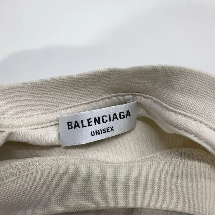 Balenciaga Balenciaga Graphic Print Round Neck T-Shirt 0079-2507 Size S / US 4 / IT 40 - 4 Thumbnail