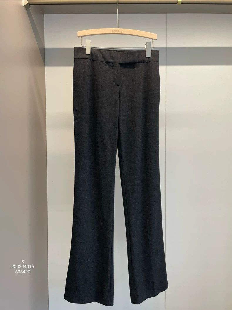 Loro Piana LORO PIANA Grayish wool trousers Size 26" / US 2 / IT 38 - 1 Thumbnail