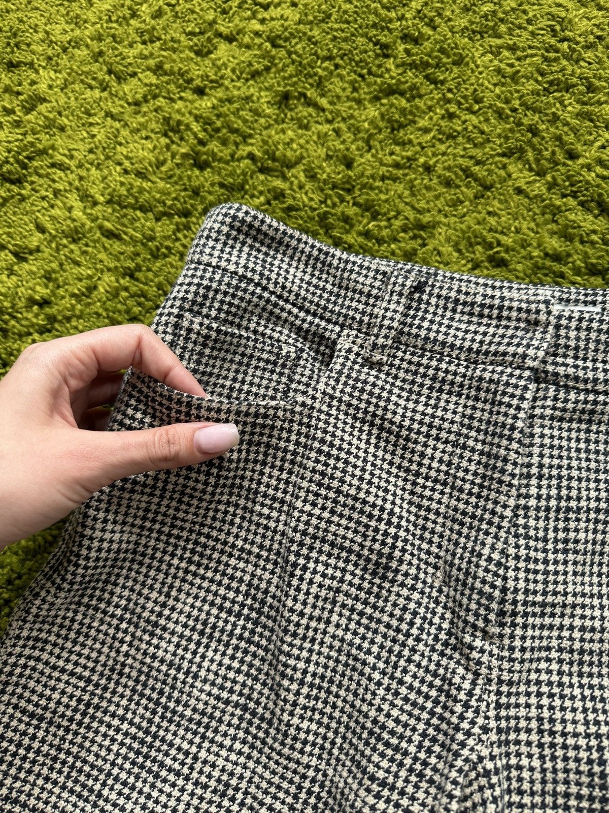 Max Mara × Weekend Max Mara Max Mara wool checkered pants Size 28" / US 6 / IT 42 - 3 Thumbnail