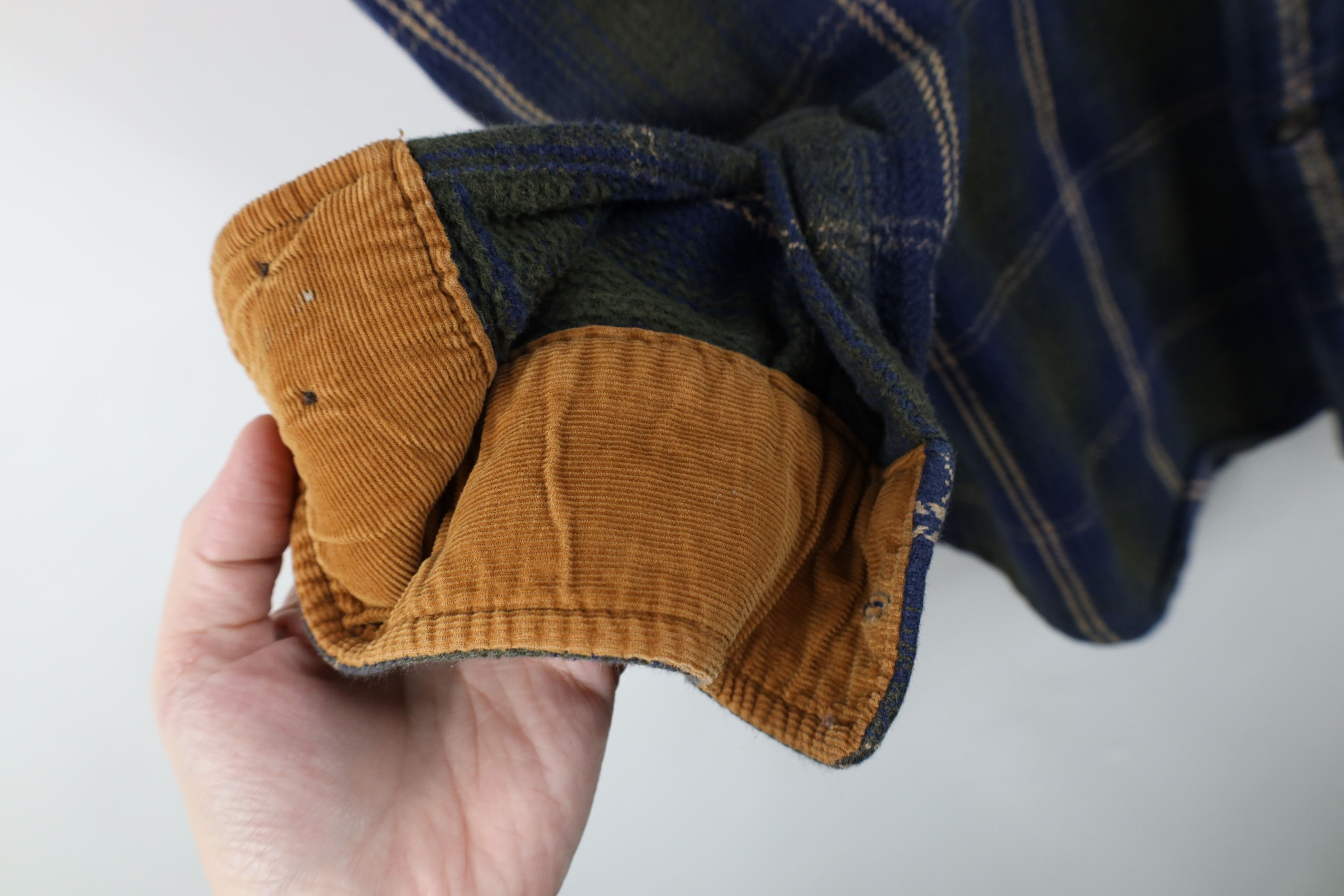 Vintage Vintage 90s Streetwear Heavyweight Button Shirt Plaid Size US L / EU 52-54 / 3 - 6 Thumbnail