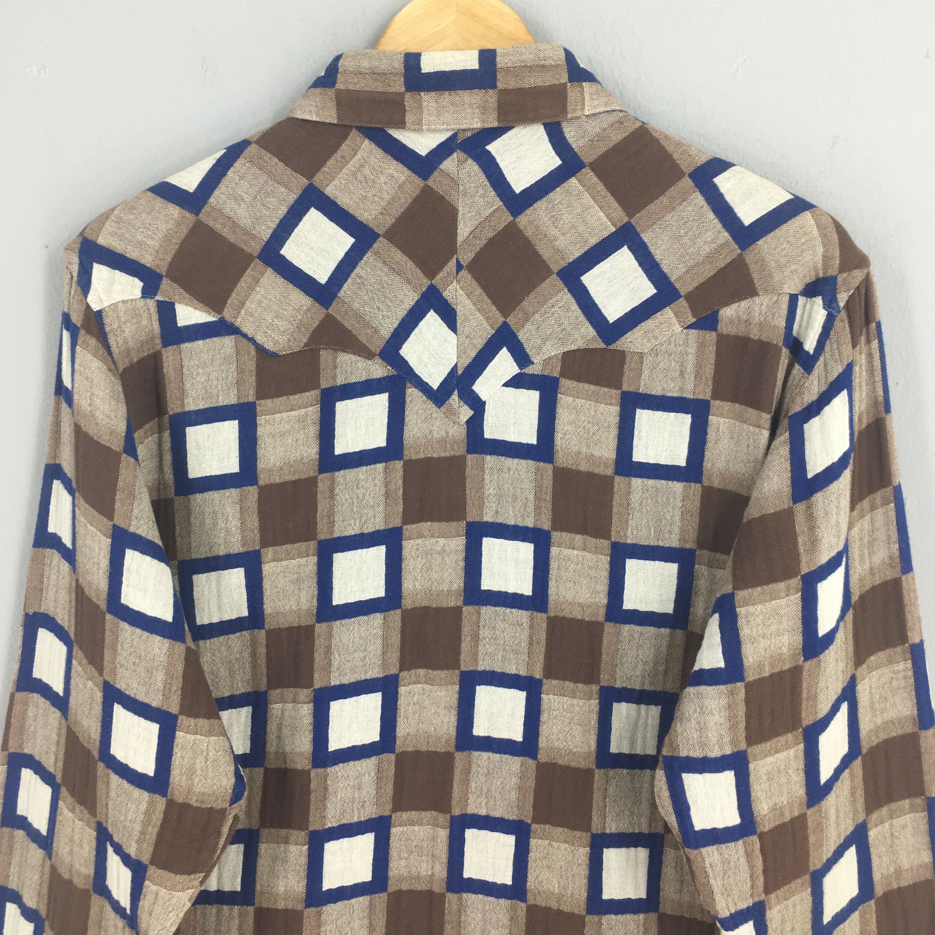 Sugar Cane Vintage Sugar Cane Japan Plaid Checkered Shirt Large Size US L / EU 52-54 / 3 - 9 Thumbnail