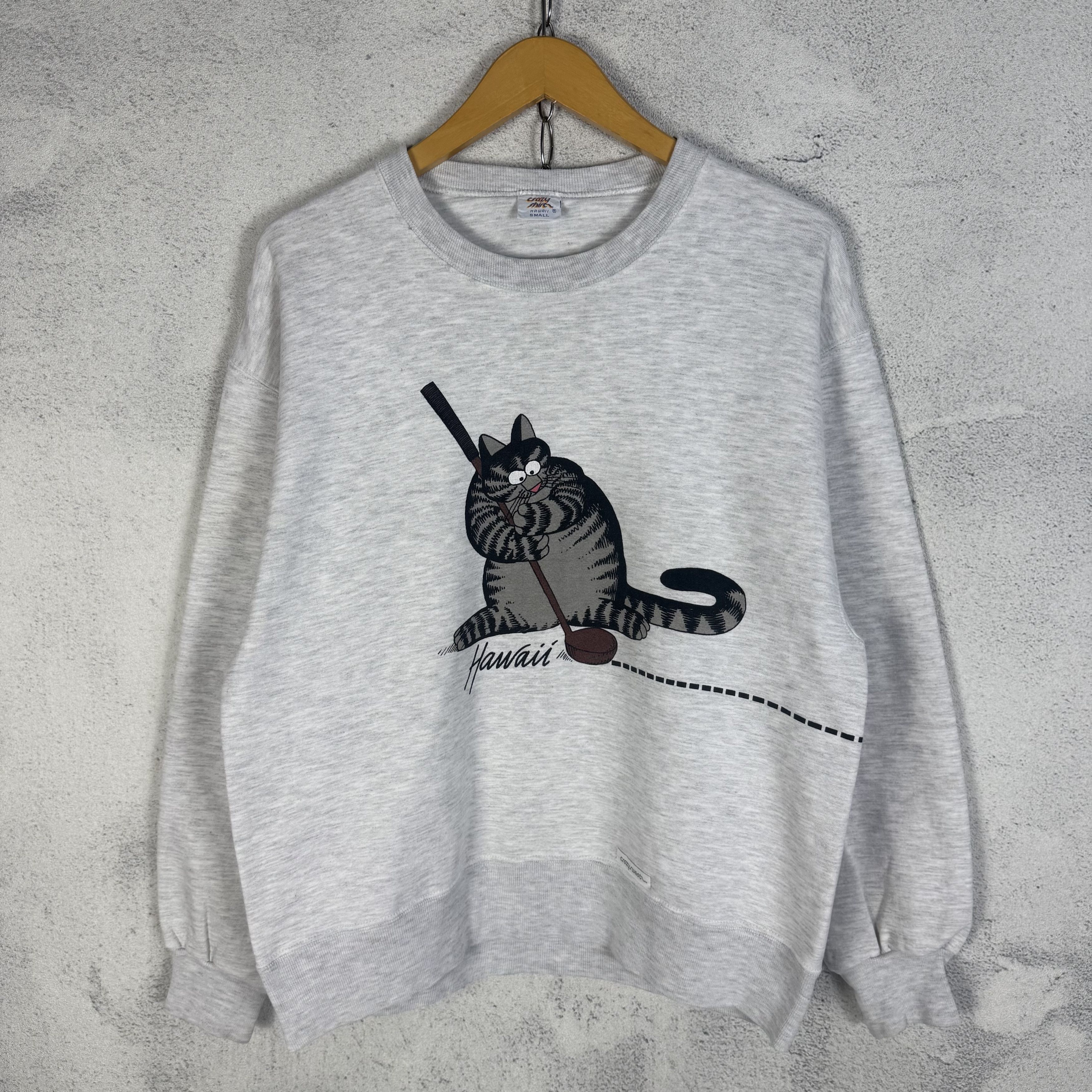 Vintage Vintage Crazy Shirts Sweatshirt Crewneck Size US S / EU 44-46 / 1 - 1 Thumbnail