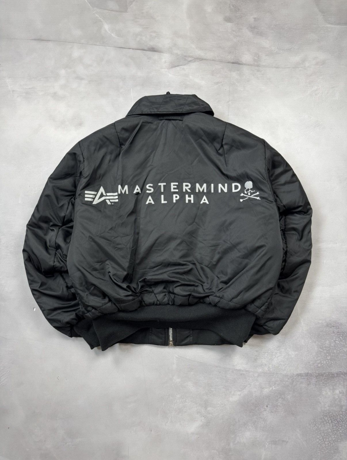Alpha Industries × Mastermind Japan Fw25 Mastermind World x Alpha Ind B-15 Bomber Jacket(Blk/L) Size US L / EU 52-54 / 3 - 5 Thumbnail