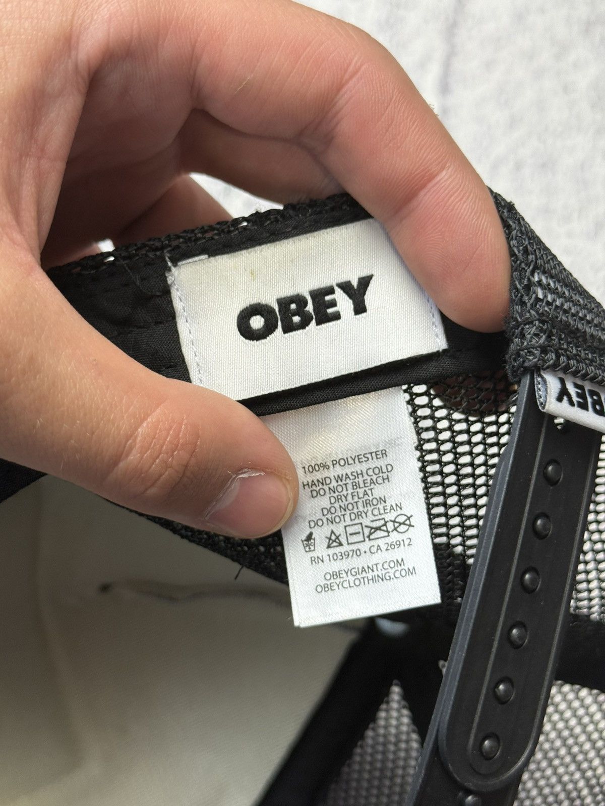 Obey Vintage Obey Cap Hat Big logo Size ONE SIZE - 14 Thumbnail