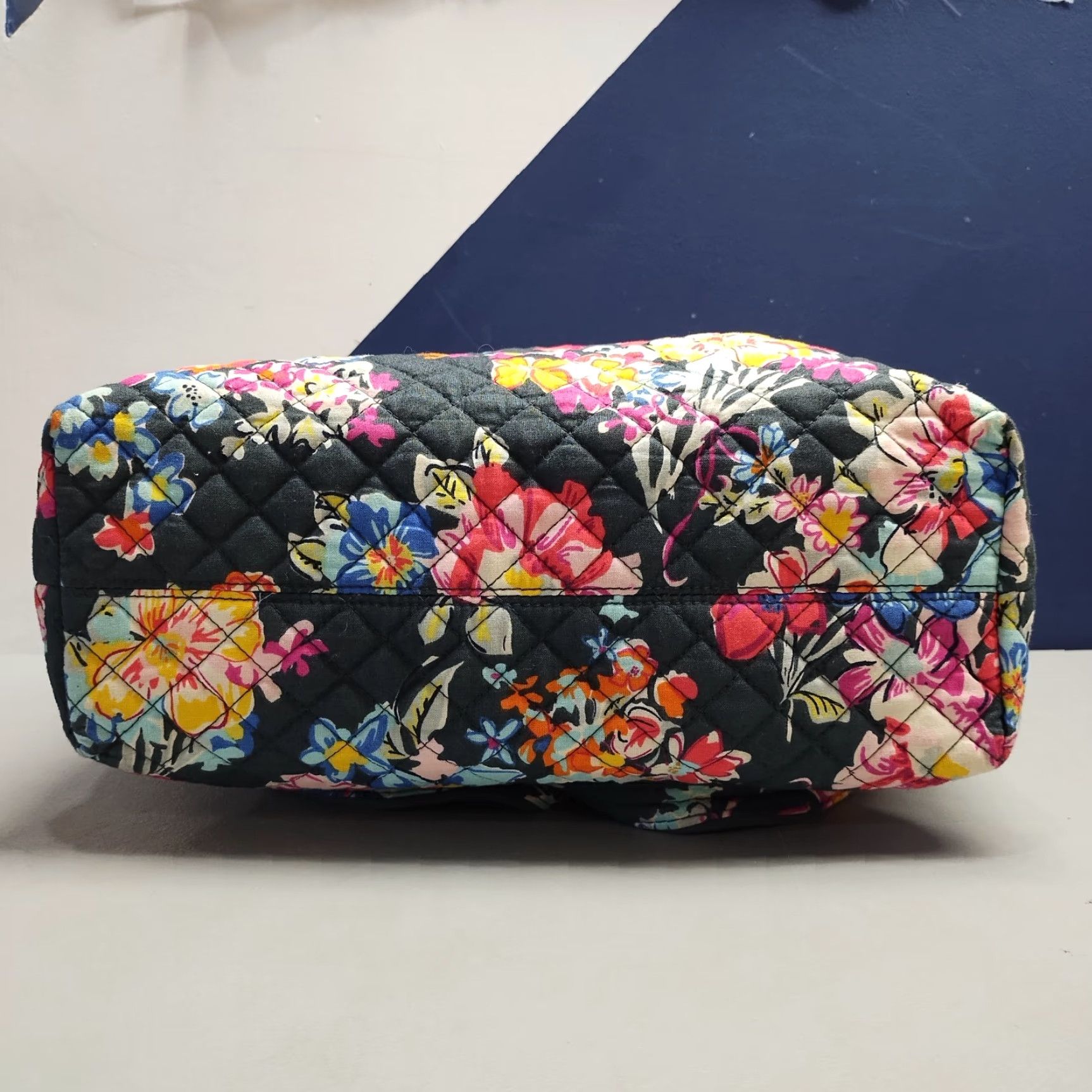 Vera Bradley Vera Bradley Tote Bag Womens Multicolor Pretty Posies Floral Quilted Double Handles Size ONE SIZE - 5 Thumbnail