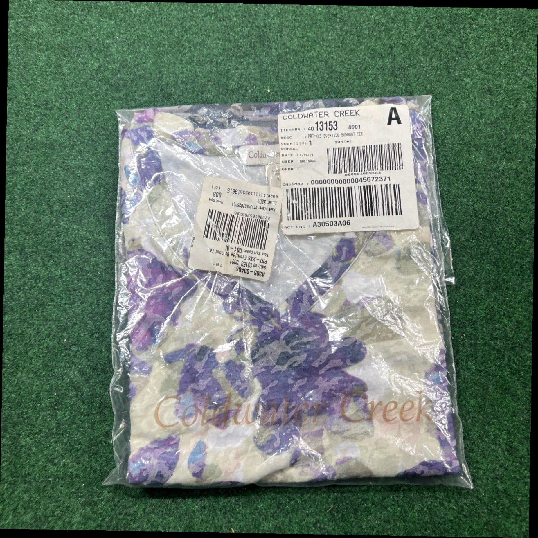 Coldwater Creek NEW NWT Coldwater Creek Even Tide Burnout Tee T-Shirt Size XXS Size XXS / US 00 / IT 34 - 1 Thumbnail