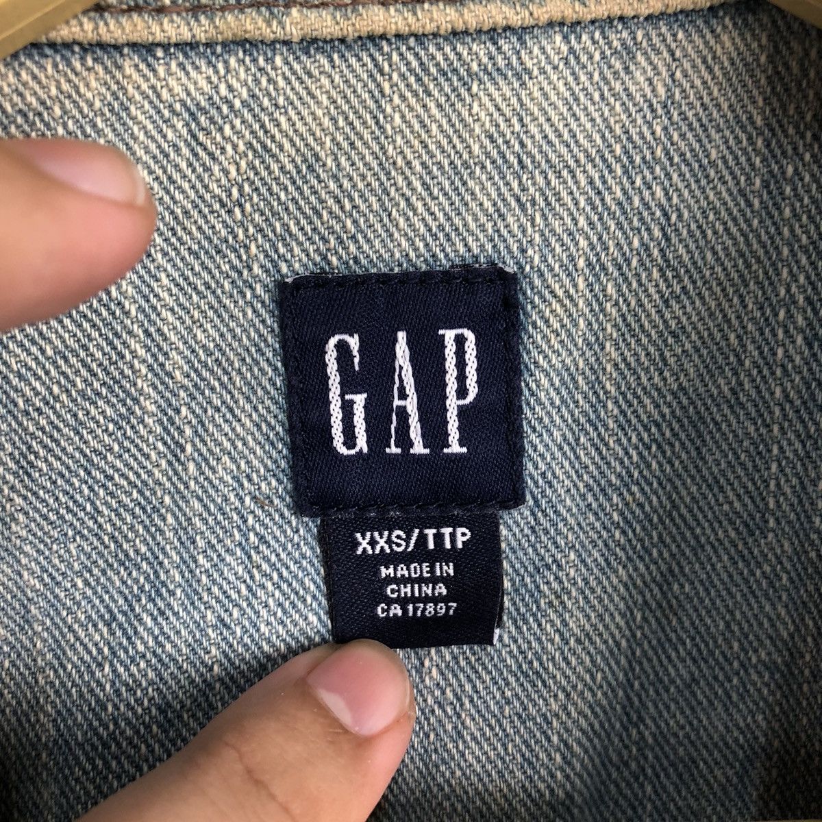 Gap × Vintage Vintage Denim Jacket Gap Blue #970 Size XXS / US 00 / IT 34 - 9 Thumbnail
