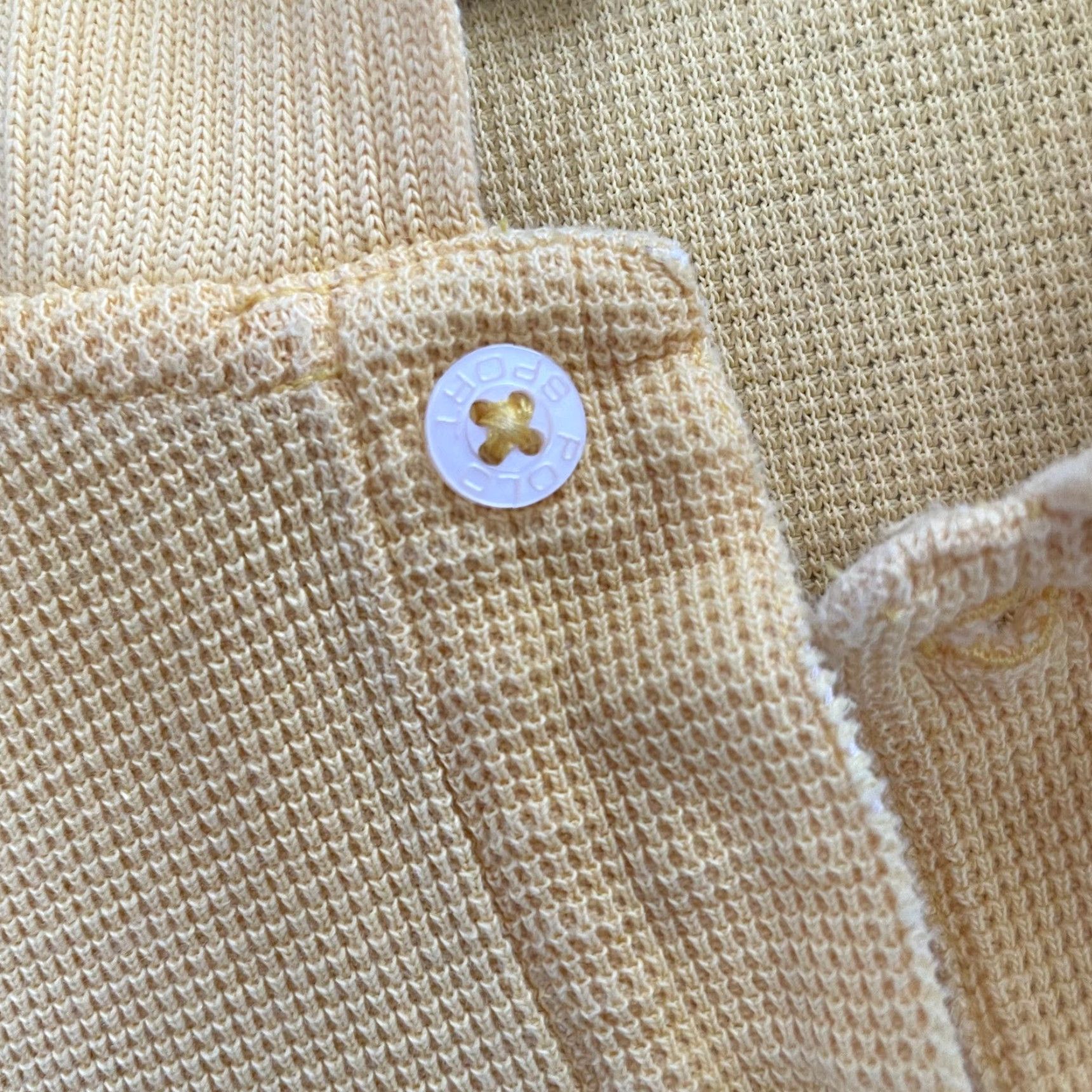 Vintage VINTAGE Polo Sport Shirt Adult Large Yellow Pocket Embroidered Mens 90s USA Polo Sport Shirt Yellow Large Mens Size US L / EU 52-54 / 3 - 5 Thumbnail