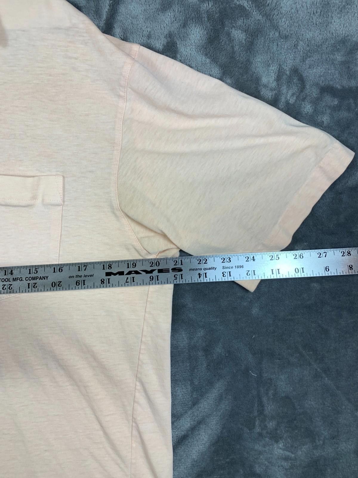 Lacoste VINTAGE Izod Lacoste 90s Peach SS Polo w/ Pocket (237) Size US M / EU 48-50 / 2 - 3 Thumbnail
