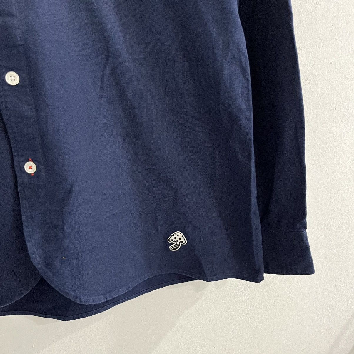 Issey Miyake Issey Miyake - Frapbois Navy Unique Button Up Size US S / EU 44-46 / 1 - 4 Thumbnail
