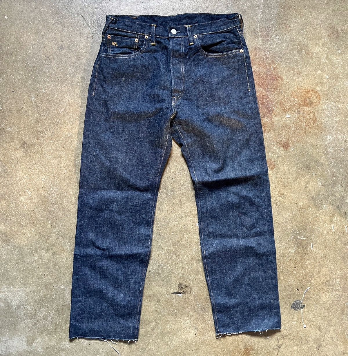 RRL Selvedge Straight Leg Denim