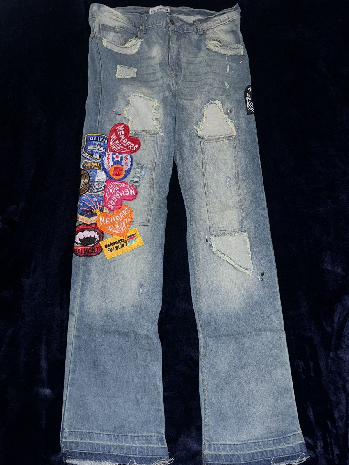 Other Belmontz MOB Patch Denim Distressed Size US 36 / EU 52 - 1 Thumbnail