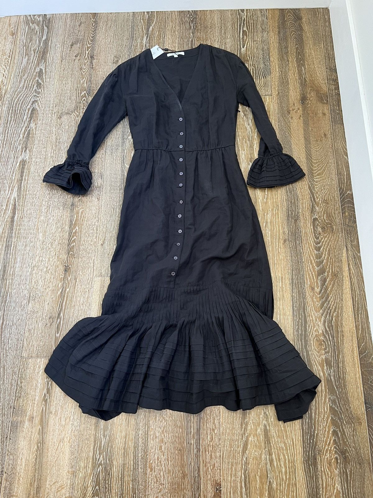 Derek Lam 10 Crosby Derek lam 10 crosby black dress florence L/S maxi dress Size S / US 4 / IT 40 - 1 Thumbnail