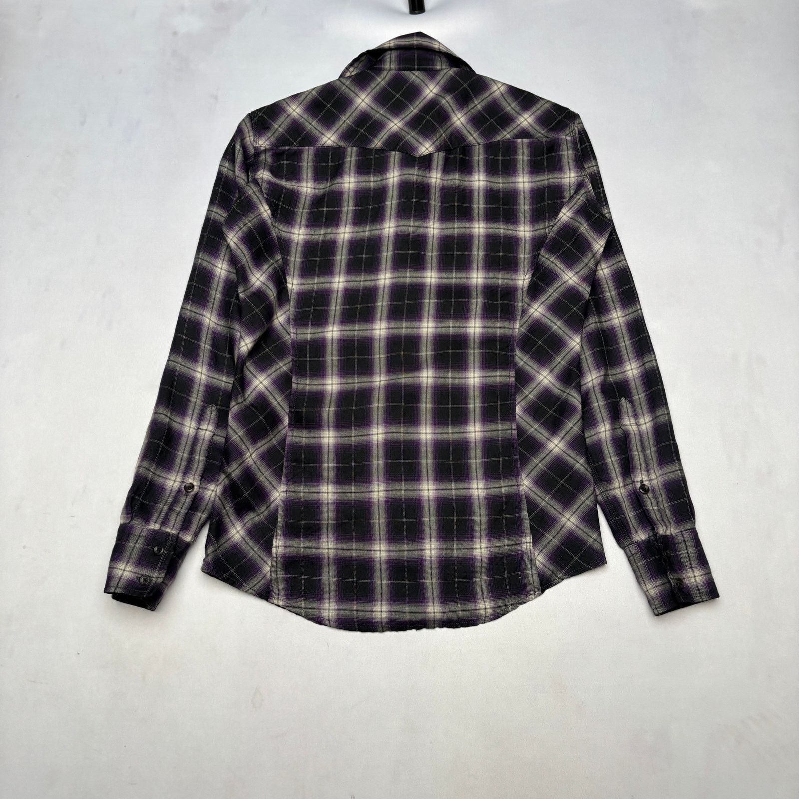 junhashimoto Junhashimoto Wrinkle Check Wool Blend Button Up Shirt Mens 2 Size US M / EU 48-50 / 2 - 3 Thumbnail