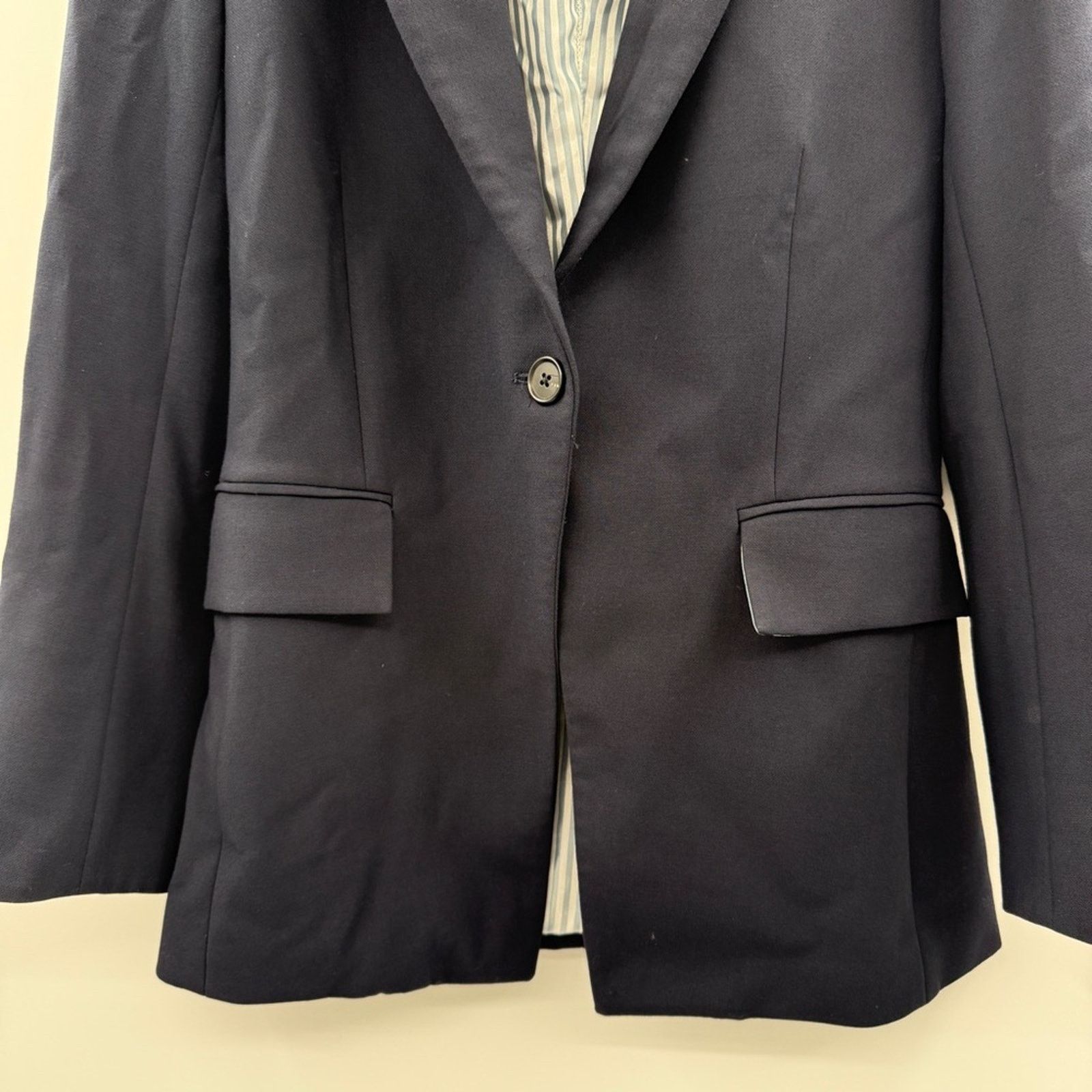 Veronica Beard Veronica Beard Classic Crepe Single Button Blazer Sz 0 Size XS / US 0-2 / IT 36-38 - 4 Thumbnail