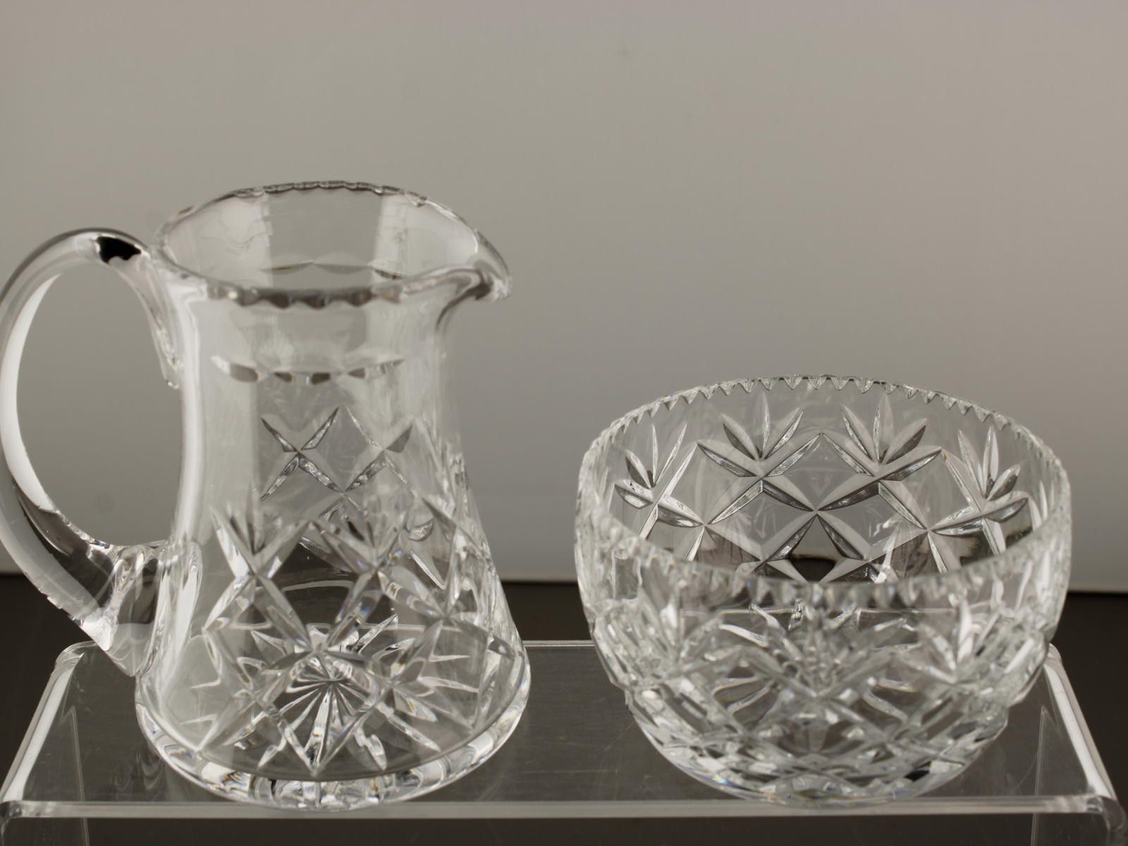 Other Webb Corbett Crystal Sugar Bowl and Milk/Creamer Jug Set Size ONE SIZE - 3 Thumbnail