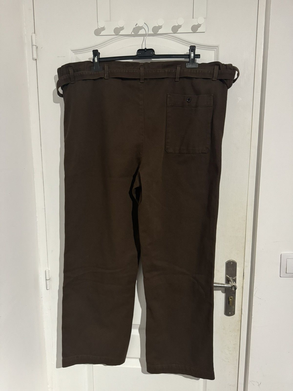 Lemaire Brown SS23 Judo Straight-Leg Garment-Dyed Cotton-Twill Pants Size US 30 / EU 46 - 2 Thumbnail